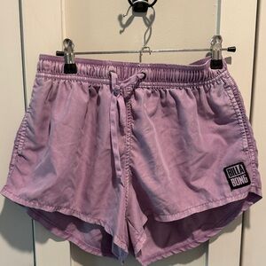 Billabong Women's Lavender Athletic Shorts